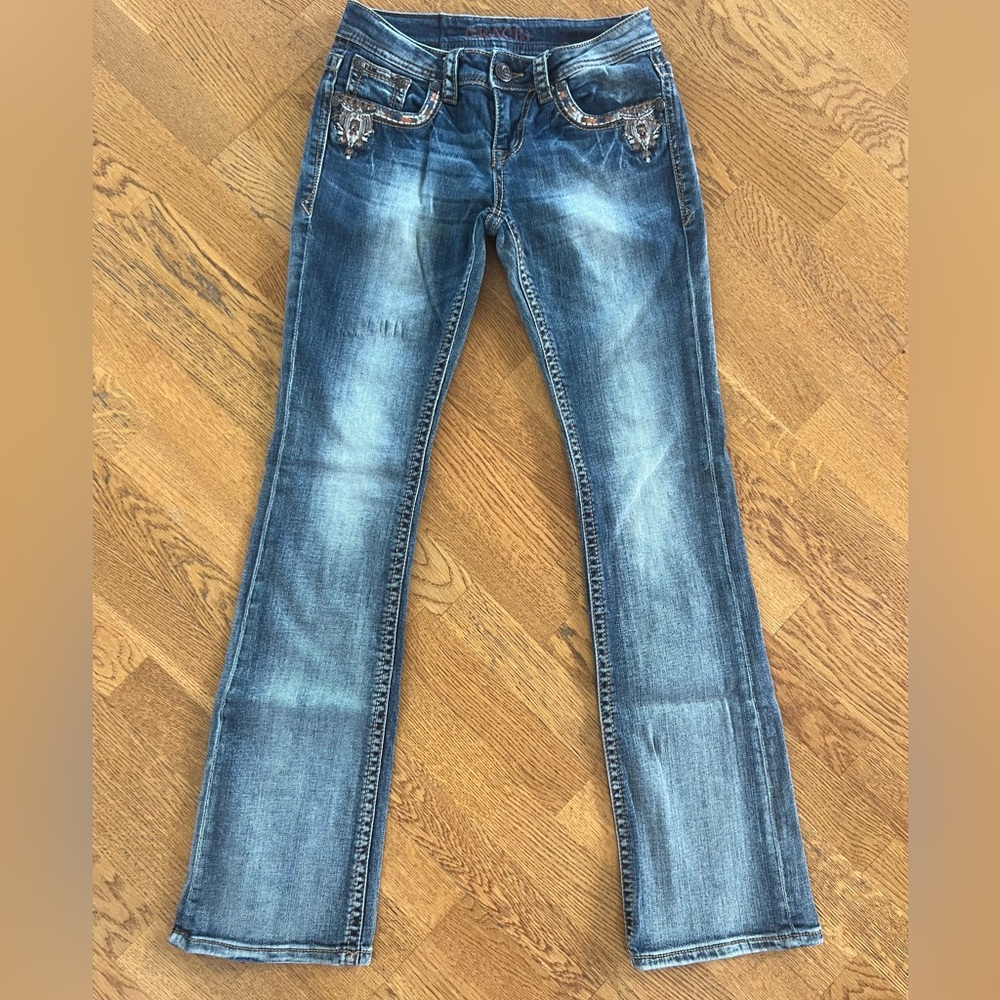 Grace in LA Women’s Size 27 Jeans with Embellished Pockets
